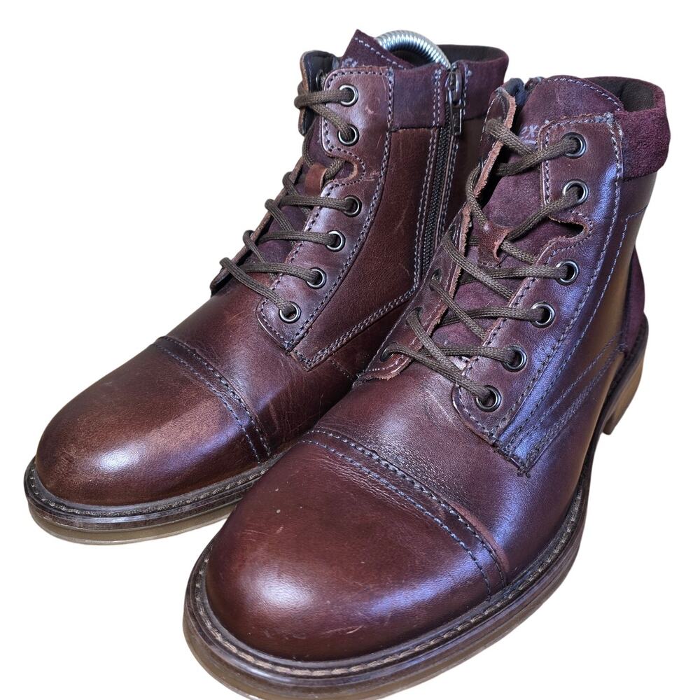 Flexi Country Men's Leather ZIp Trail Boots Mens Size 7.5 Womens Size 9 Great